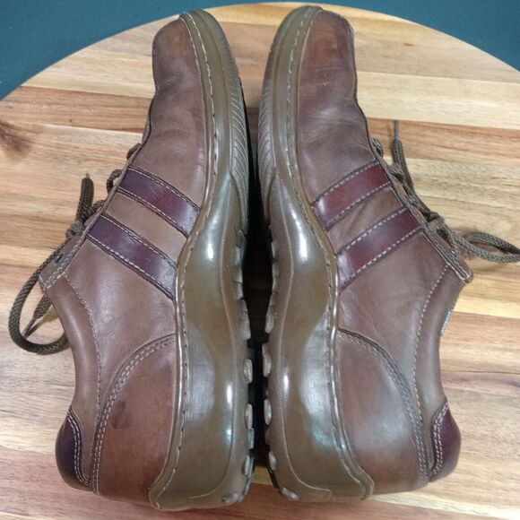 Skechers Shoes Mens Sz 10‎ Casual Lace Up Light Brown SN 4400 Comfort Leather